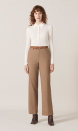 Apsley LS Polo Cream