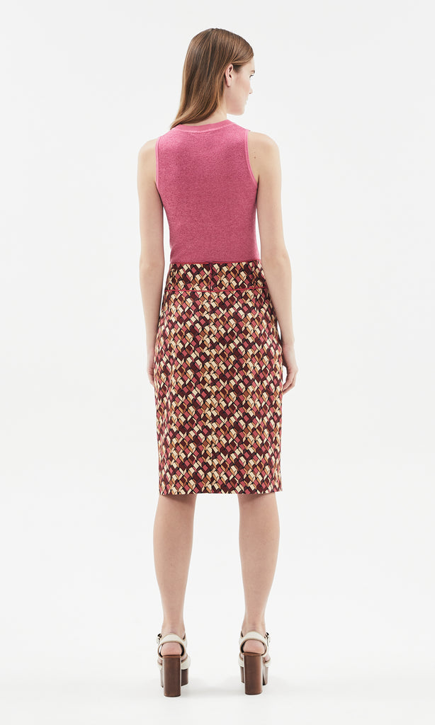 Messina Sleeveless Knit Rose