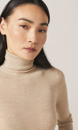Apsley Turtle Neck Knit Oatmeal