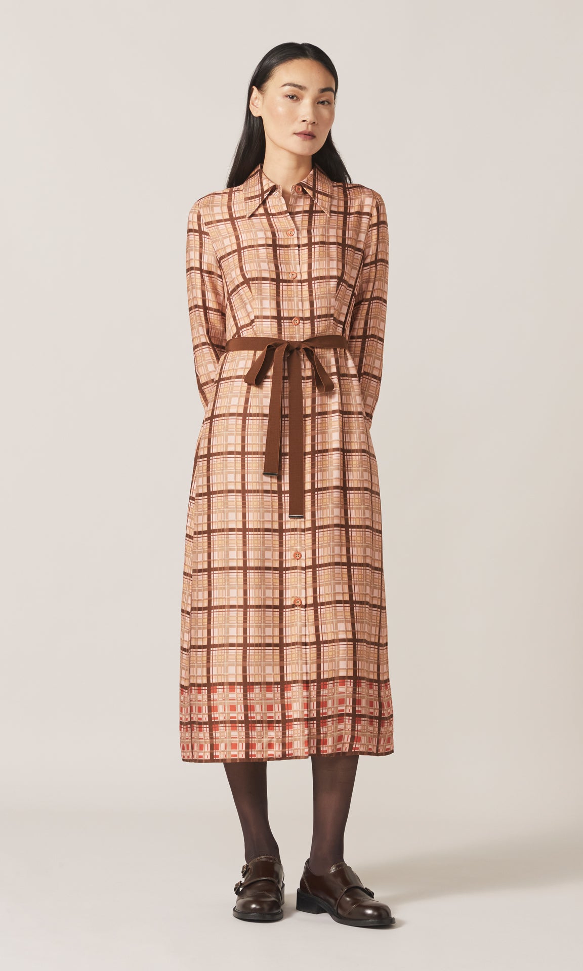 Connelly Shirt Dress Biscuit