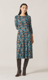 Jana Jersey Dress Chocolate