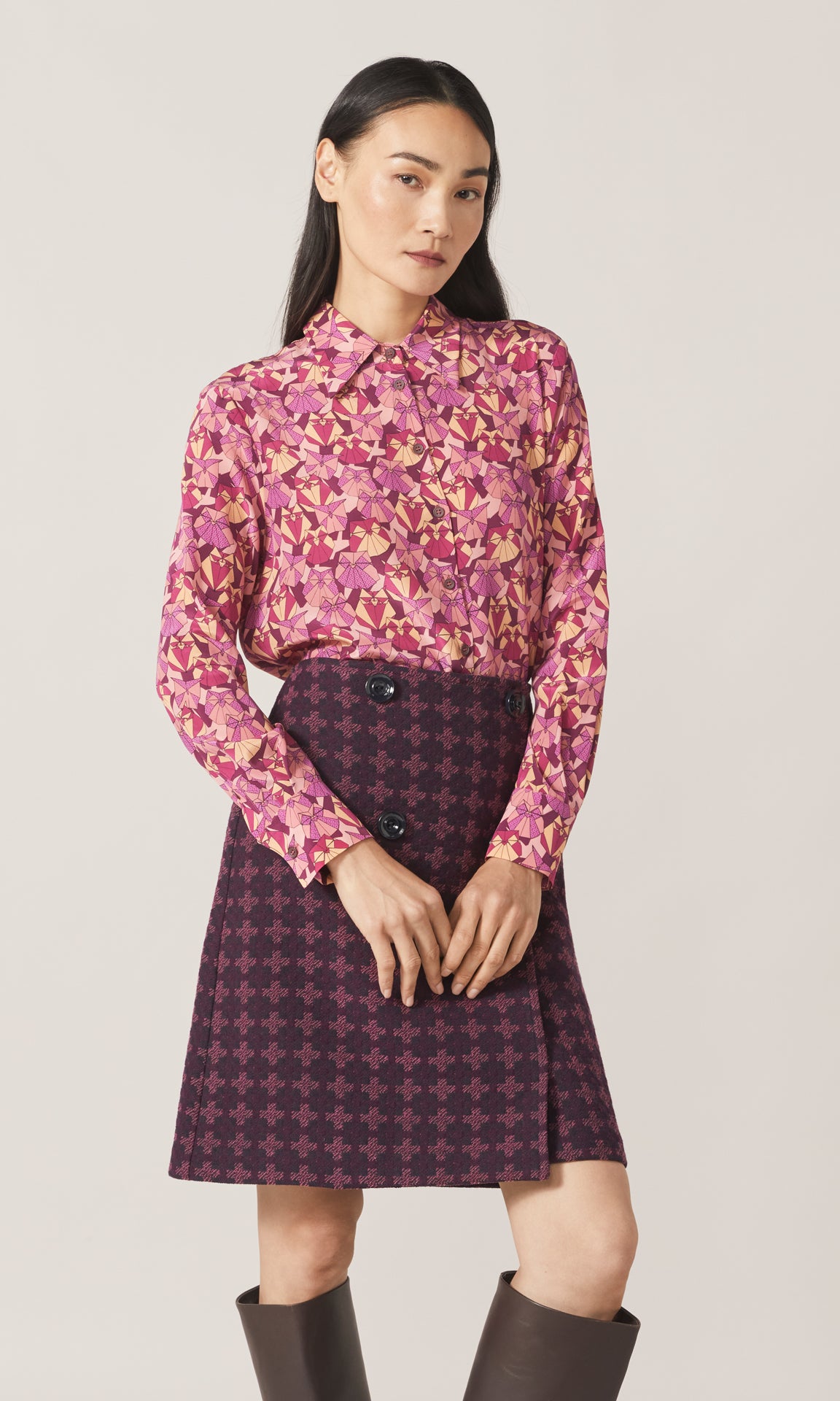 Cadre Shirt Magenta