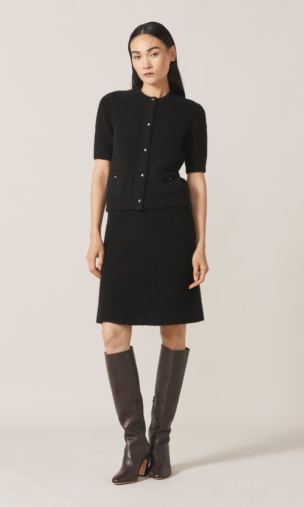 Orla Alpaca Skirt Black