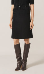 Orla Alpaca Skirt Black