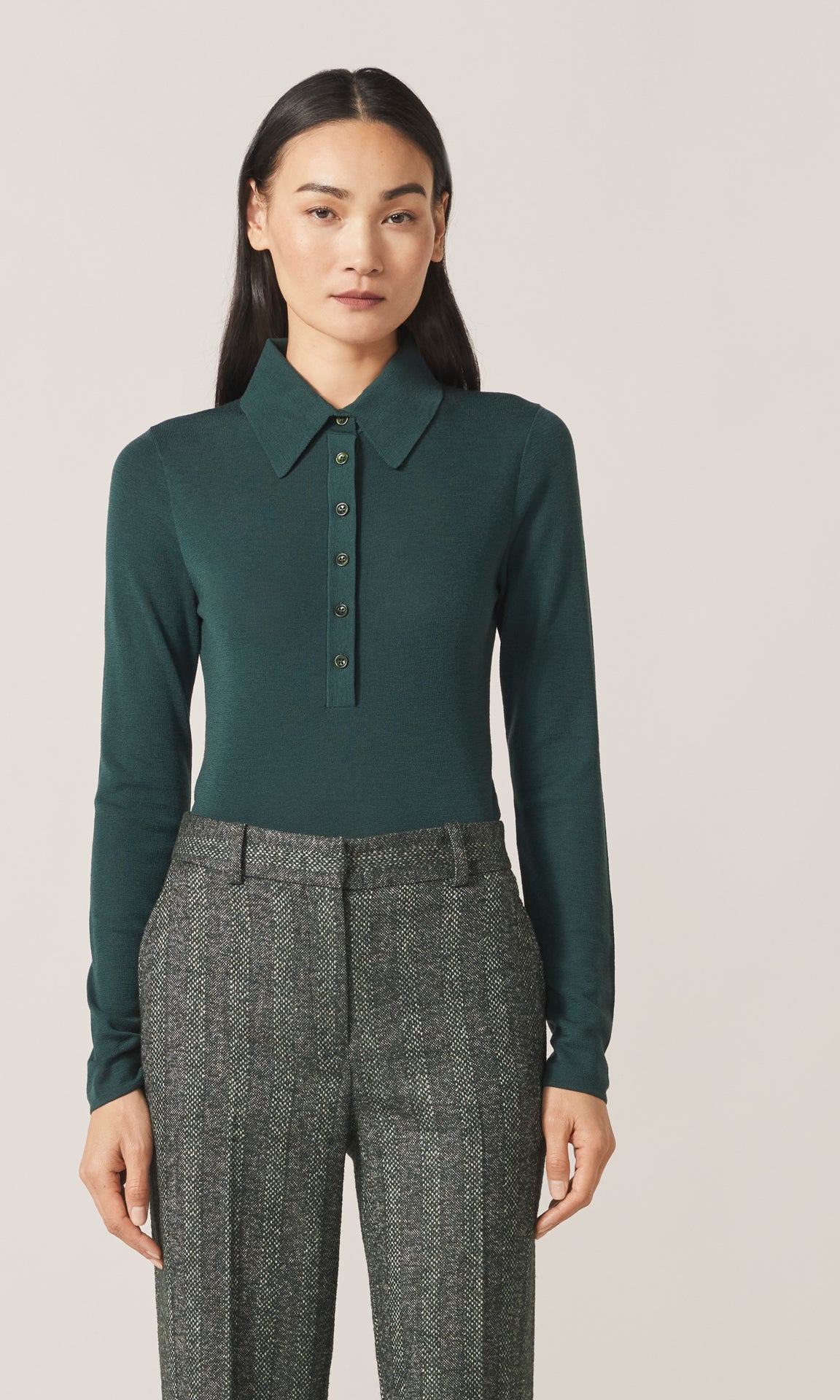 Apsley LS Polo Forest