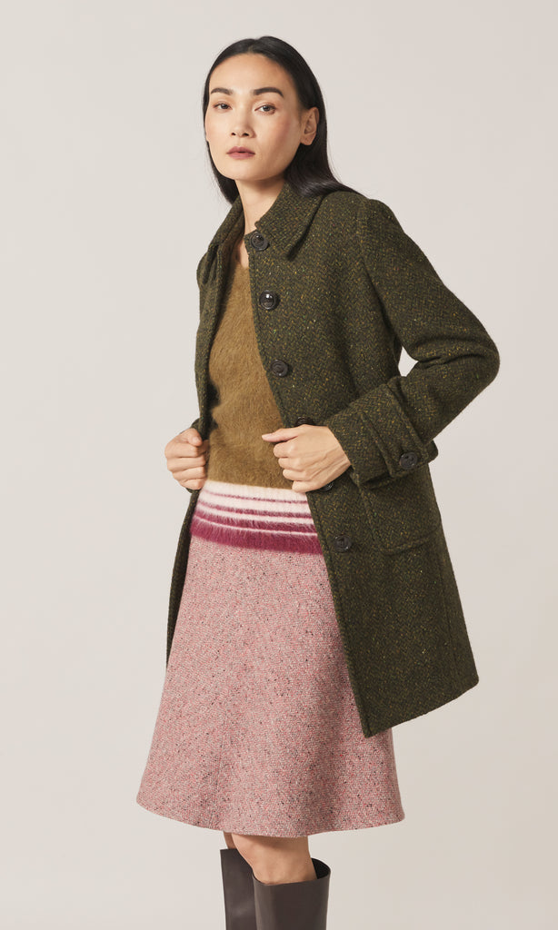 Allende Coat Dark Olive