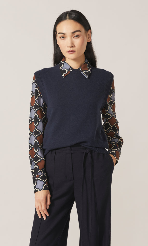 Lytton Vest Navy