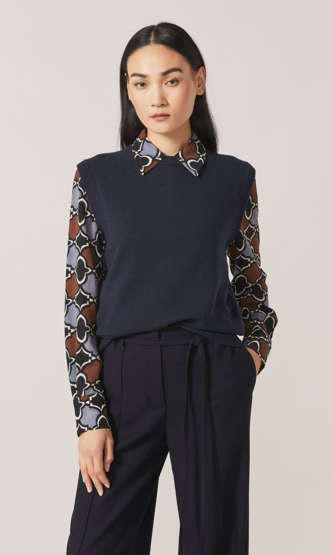 Lytton Vest Navy