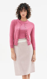 Messina Cardigan Rose