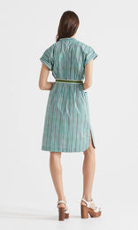 Rigata Dress Azure
