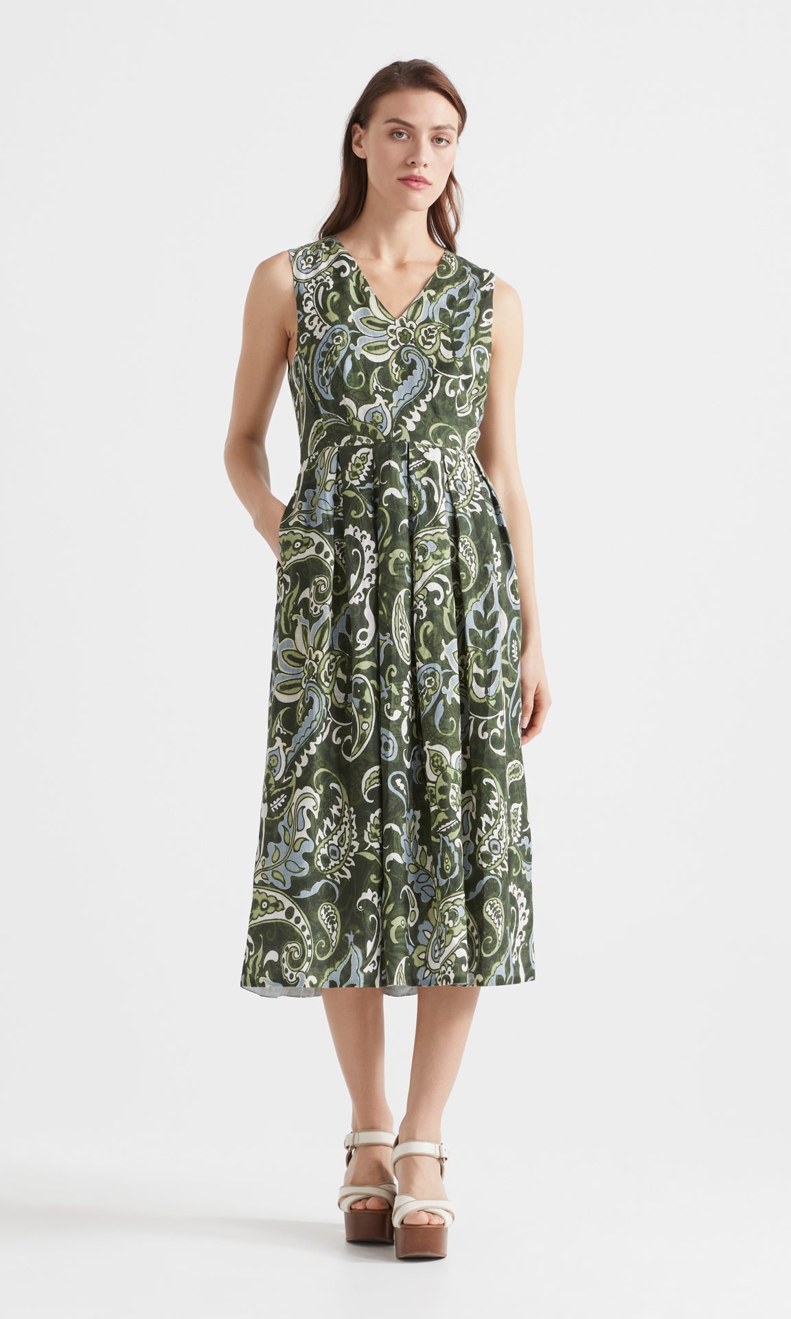 Dramattica Dress Khaki