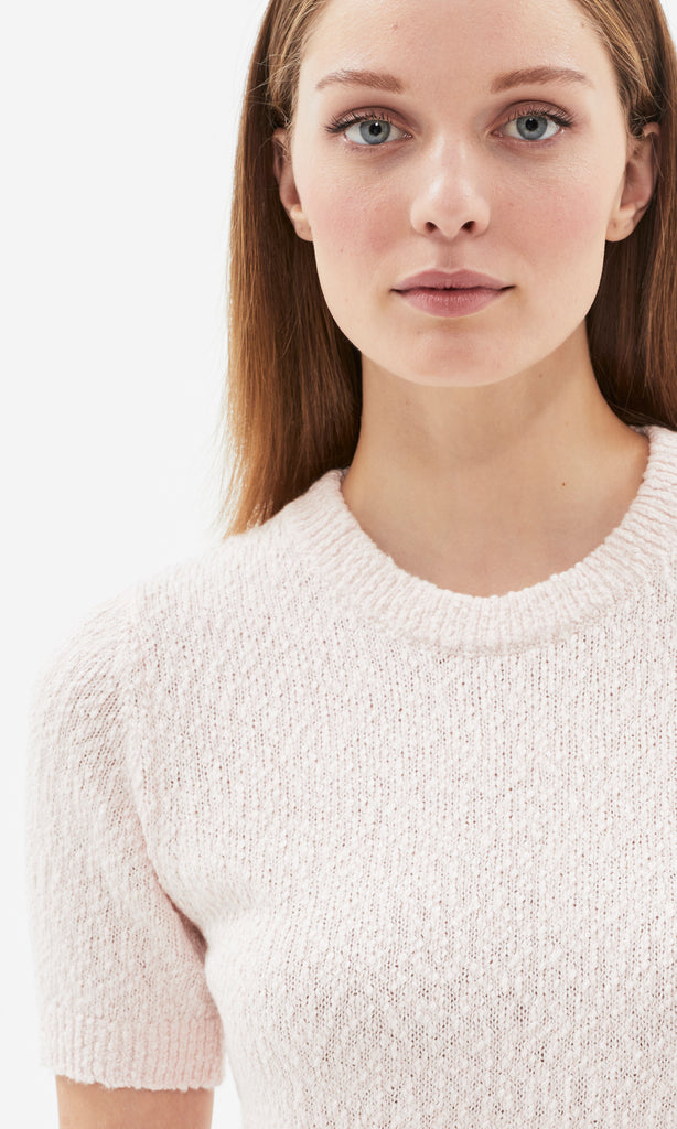 Vela S/Sleeve Crew Pink