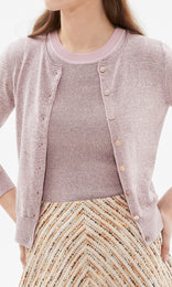 Tropez Cardigan Rose