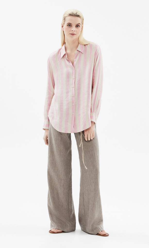 Cannes Shirt Ecru/Candy