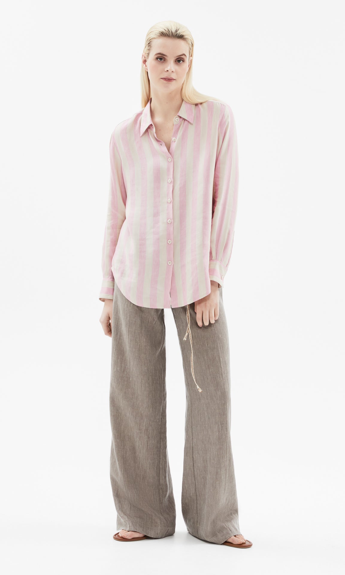 Cannes Shirt Ecru/Candy