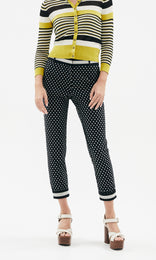 Punto Trouser Blk/Silver