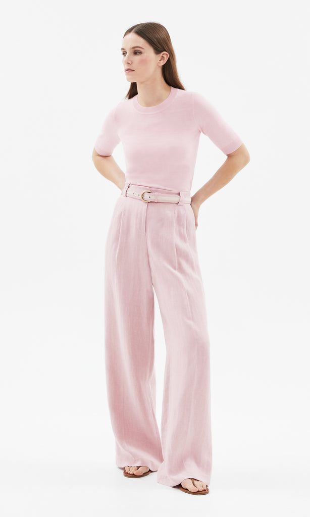Rapallo S/Sleeve Crew Rose