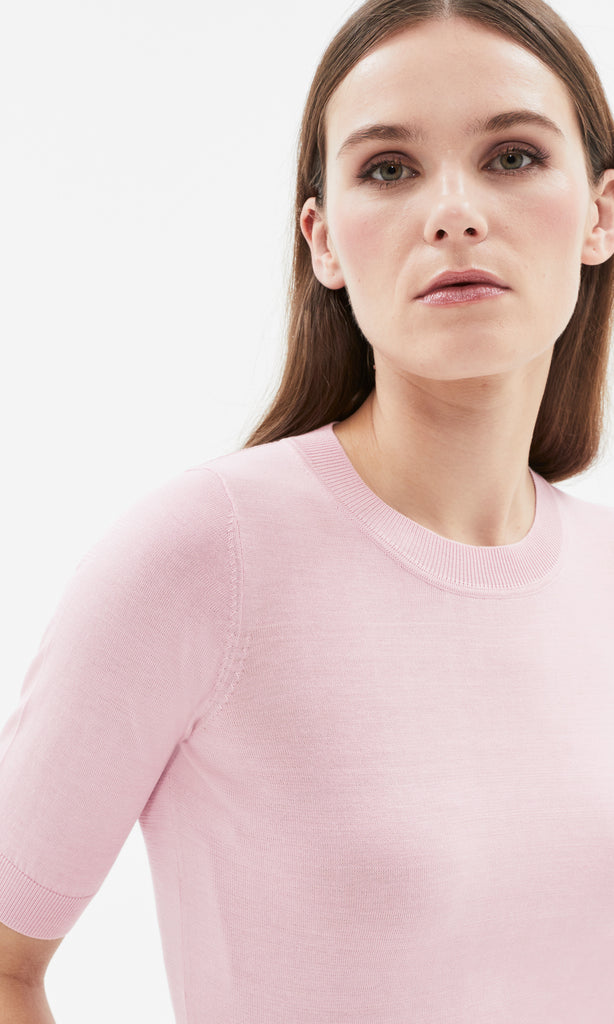 Rapallo S/Sleeve Crew Rose