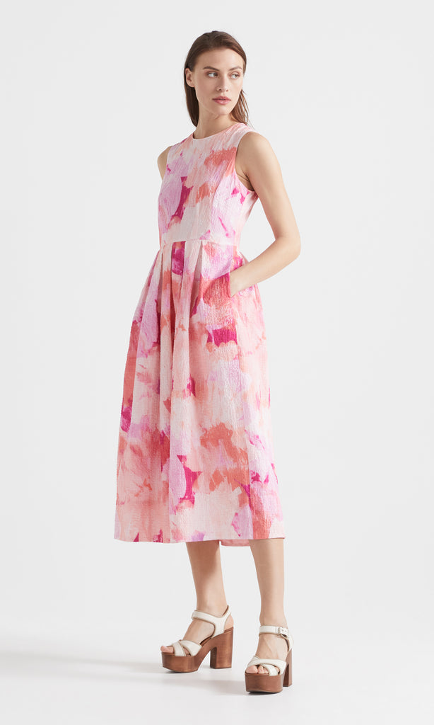 Peony Dress Fuchsia