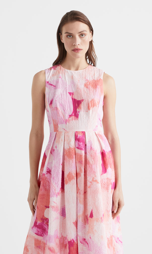 Peony Dress Fuchsia