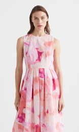 Peony Dress Fuchsia