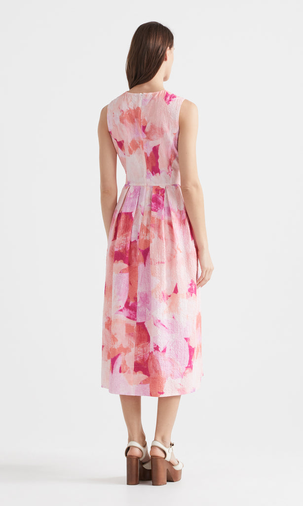 Peony Dress Fuchsia