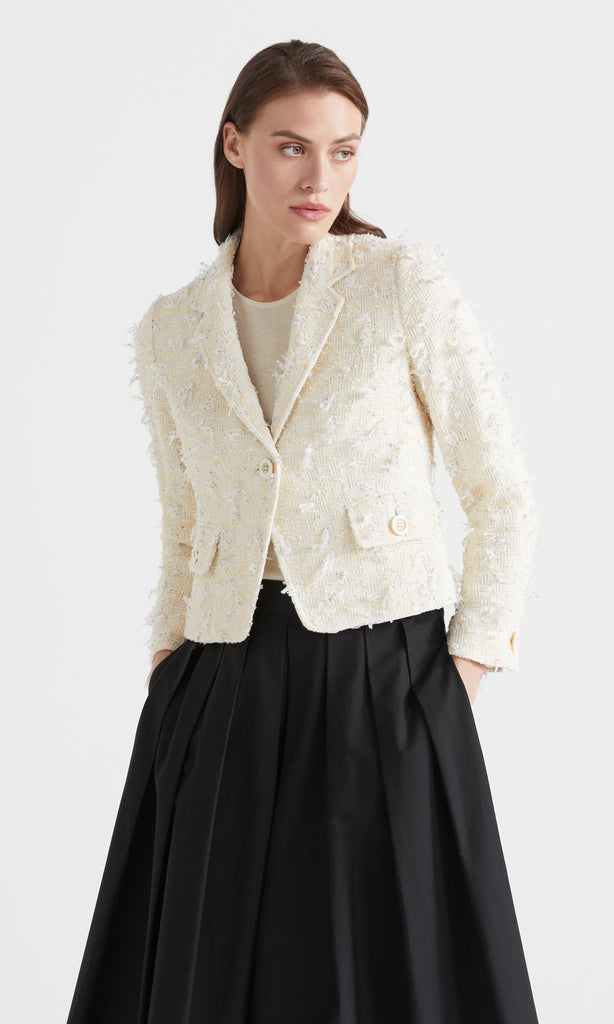 Farfalle Jacket Ivory