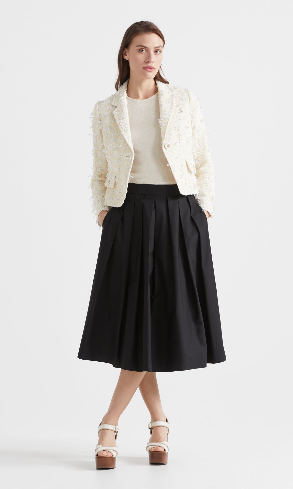 Farfalle Jacket Ivory