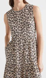 Spiaggia Layered Dress Ivory