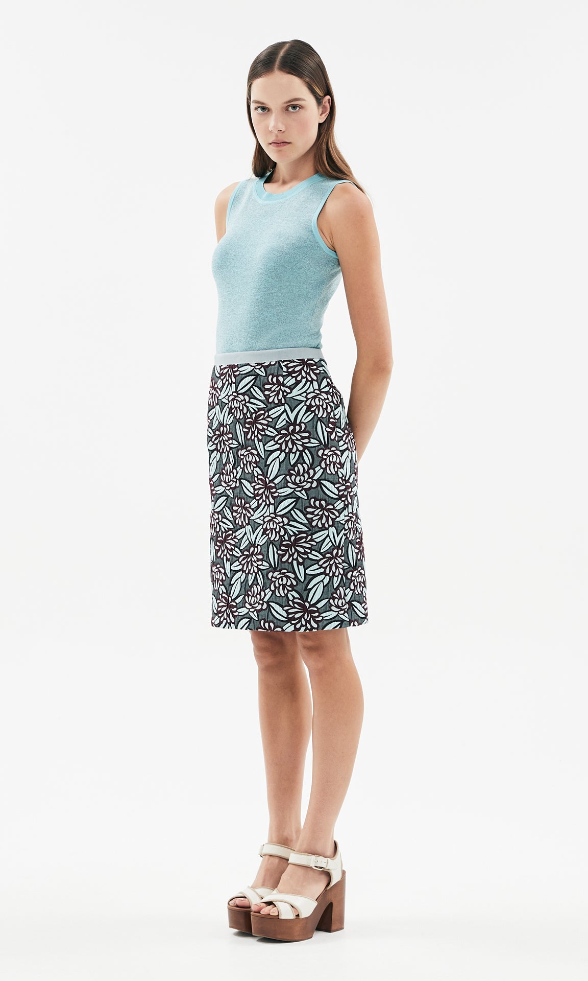 Messina Sleeveless Knit Mint